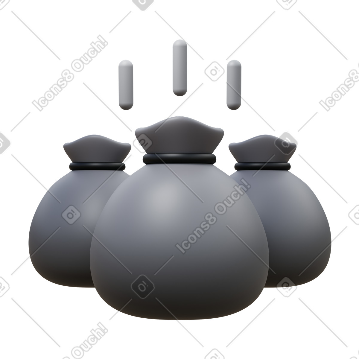 Trash pile-Illustration im 3D Fluency-Stil als Download in PNG, SVG