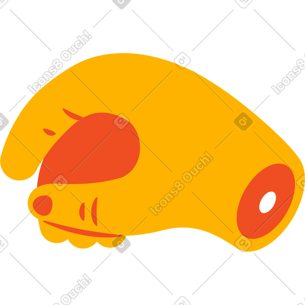 Mano illustrazione in stile Flame scarica in PNG, SVG