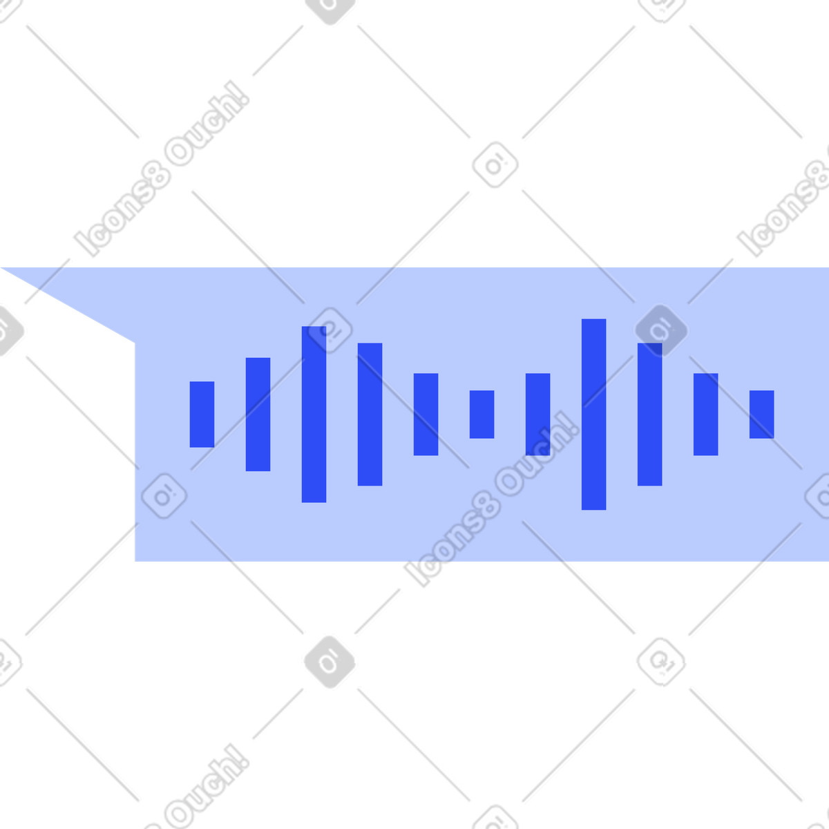 Voice message-Illustration im System-Stil als Download in PNG, SVG