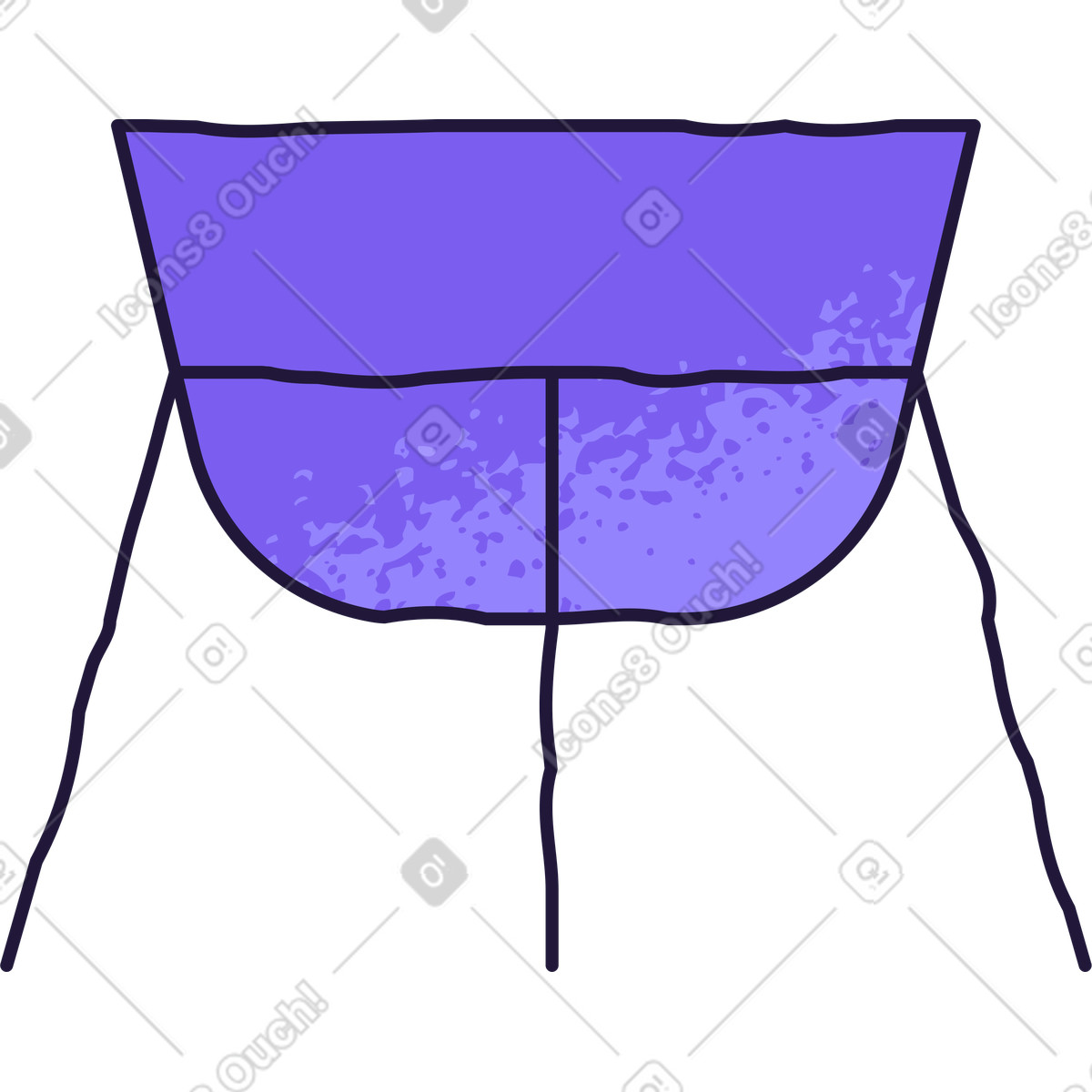 Ilustración Maceta en estilo Conifer a descargar en PNG y SVG