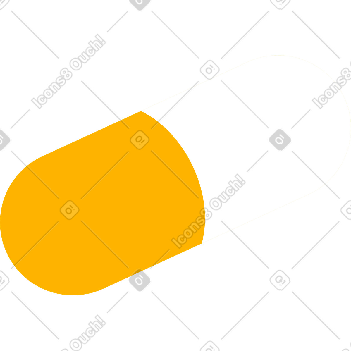 Pille-Illustration im Flame-Stil als Download in PNG, SVG