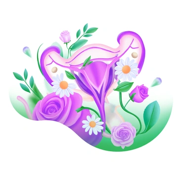 A nature-inspired illustration featuring a detailed representation of "penis anatomy" surrounded by various types of flowers, including vibrant roses, delicate daisies, and lush green leaves. The anatomical details are depicted in a realistic manner, with the flowers intertwining around and through the structure, creating a harmonious blend of biological and botanical elements. Soft light enhances the colors of the flowers and the anatomical features, creating a vivid and intricate composition.