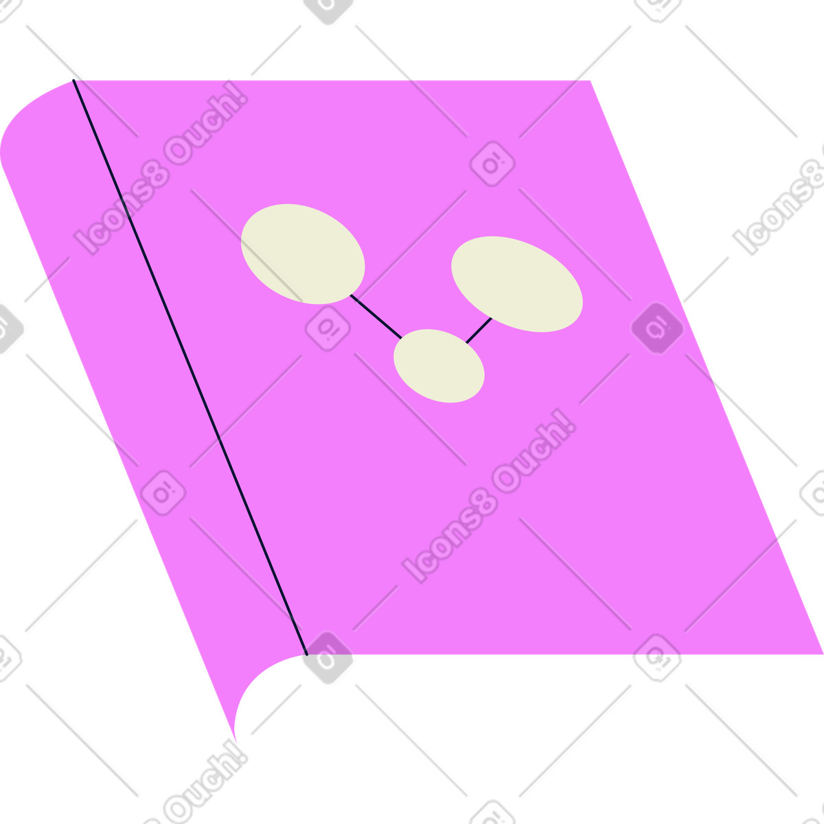 Libro illustrazione in stile Cubes scarica in PNG, SVG