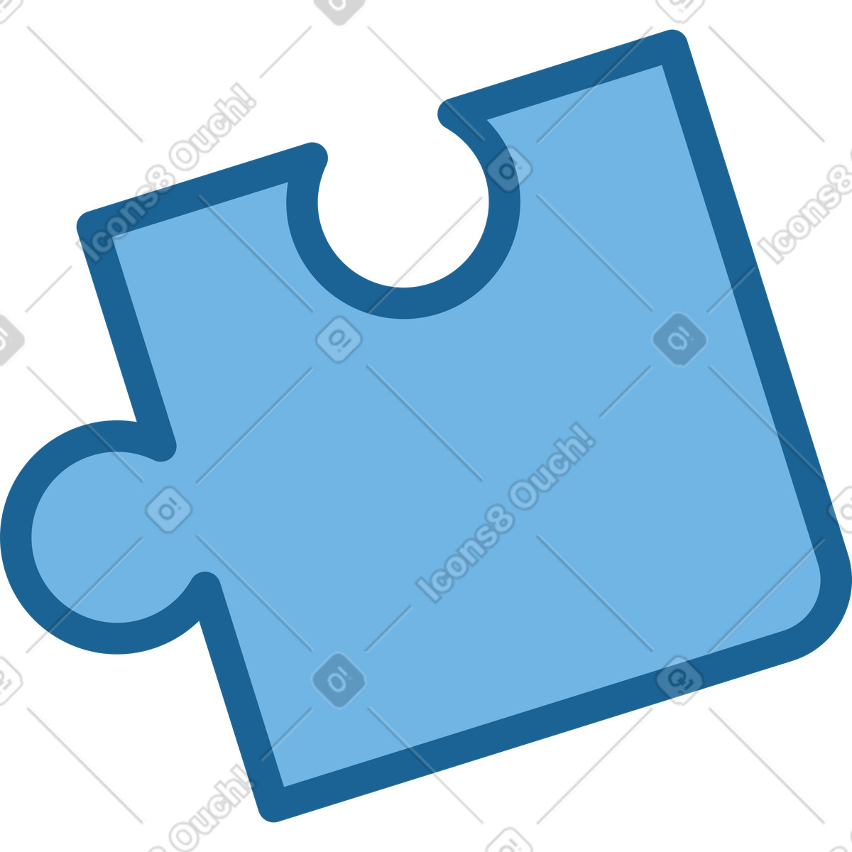 Puzzle illustration in PNG, SVG