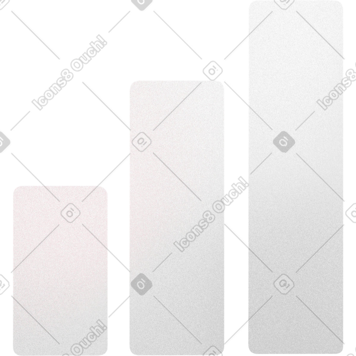 Ilustração de Grey bar chart em no estilo Joy para baixar em PNG, SVG