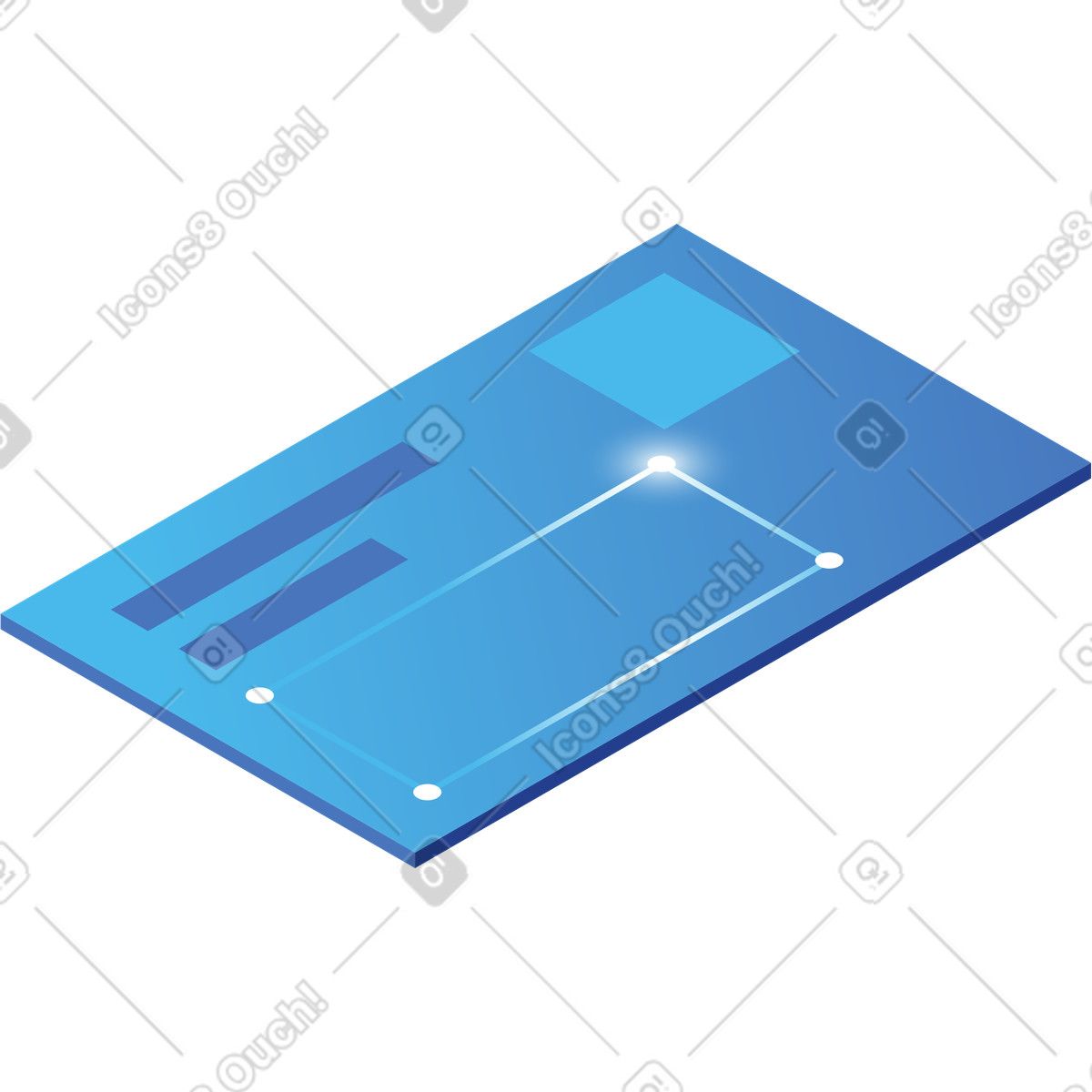 Diapositiva di presentazione illustrazione in stile Quantum scarica in PNG, SVG