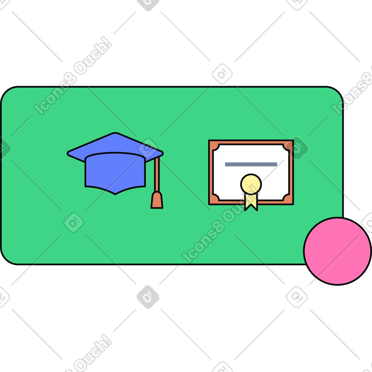 Teko スタイルの 教育アイコン のイラストをPNG、SVG形式でダウンロード