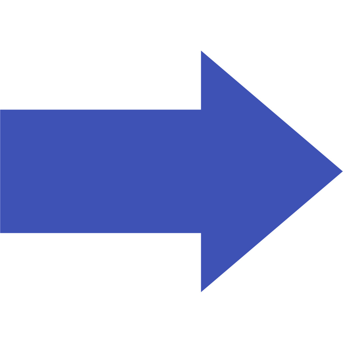 Blue arrow illustration in Fogg style download in PNG, SVG