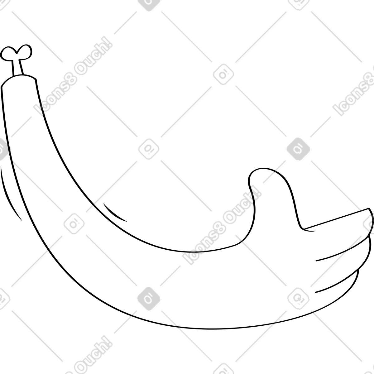 Ilustración Mano en estilo Looney a descargar en PNG y SVG
