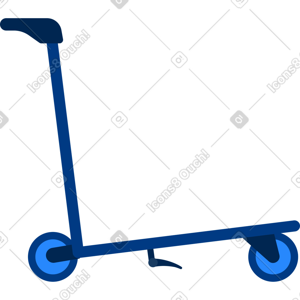 Flughafen-trolley-Illustration im Urban-Stil als Download in PNG, SVG