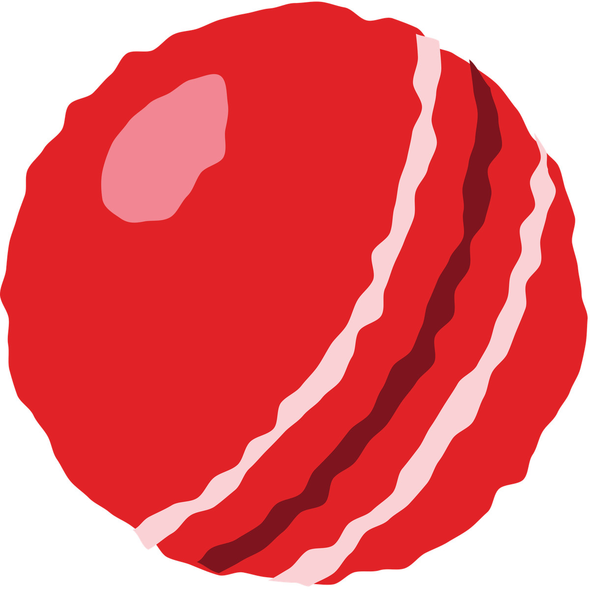 下载 Cherry 风格的 Cricket ball 插画，支持 PNG、SVG 格式