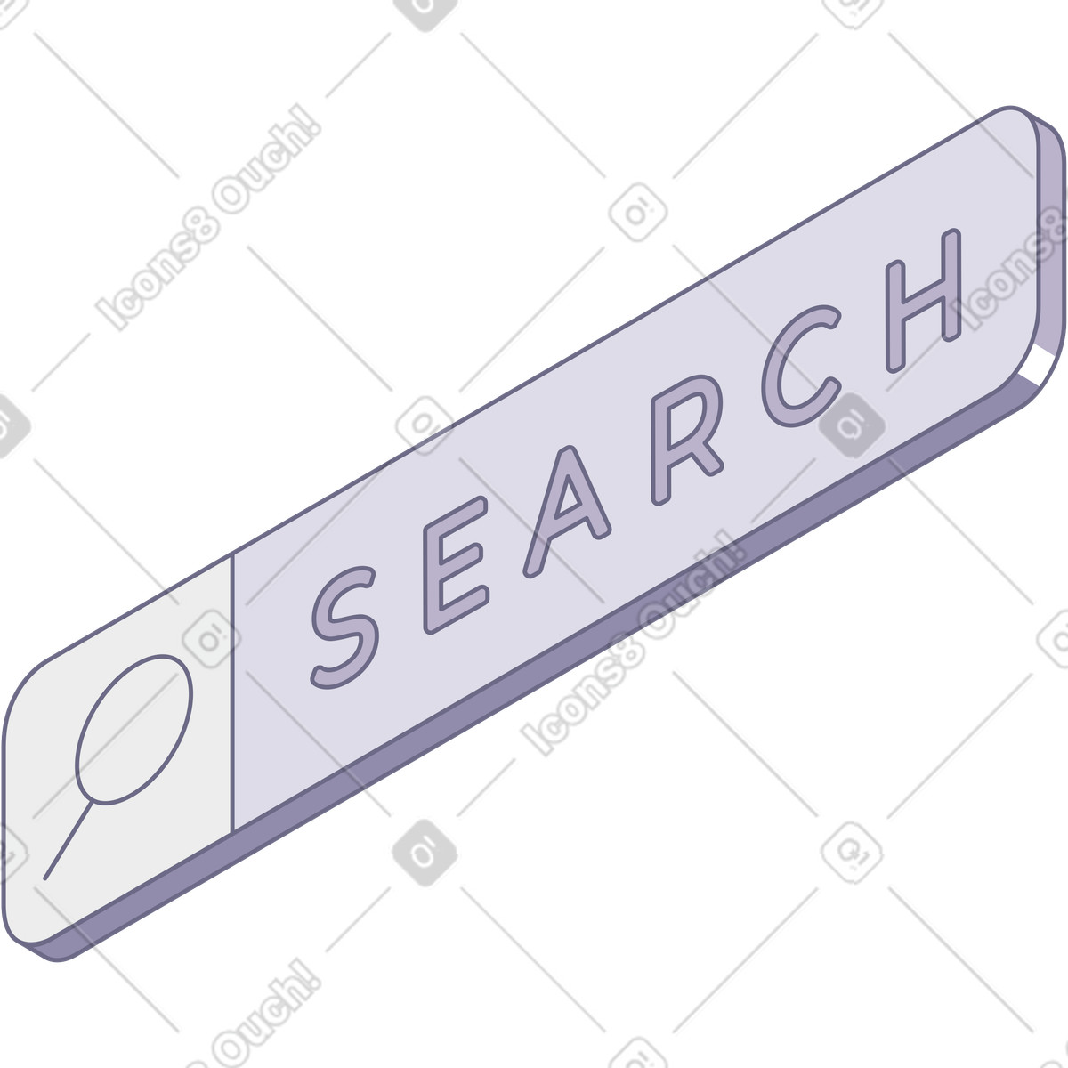 Ilustração de Barra pesquisa em no estilo Modul para baixar em PNG, SVG