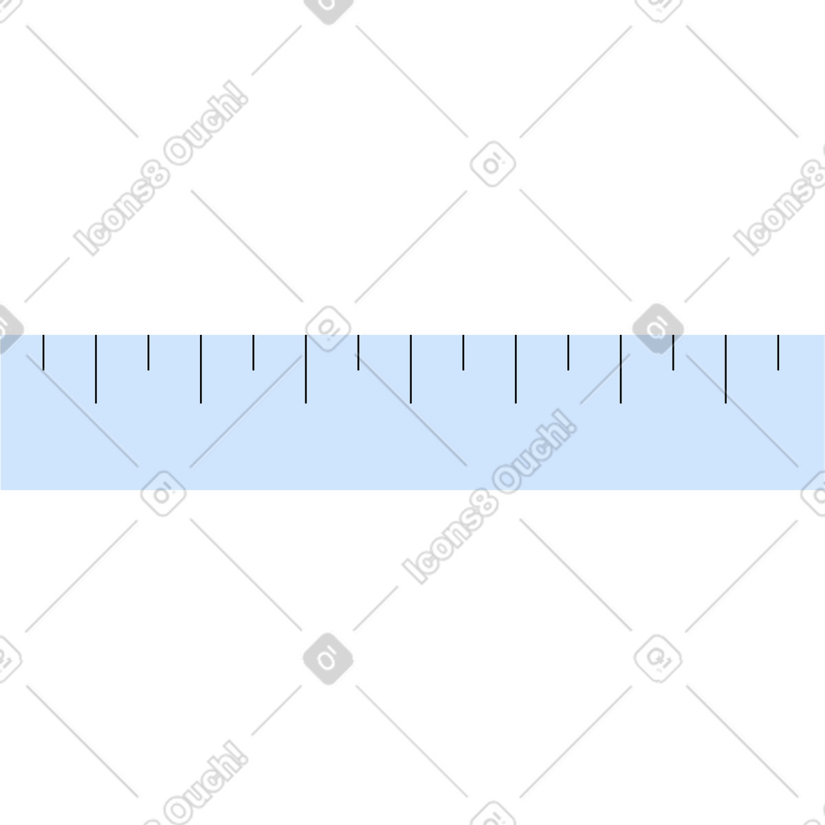 Ruler illustration clipart for creative projects, perfect for vector graphics