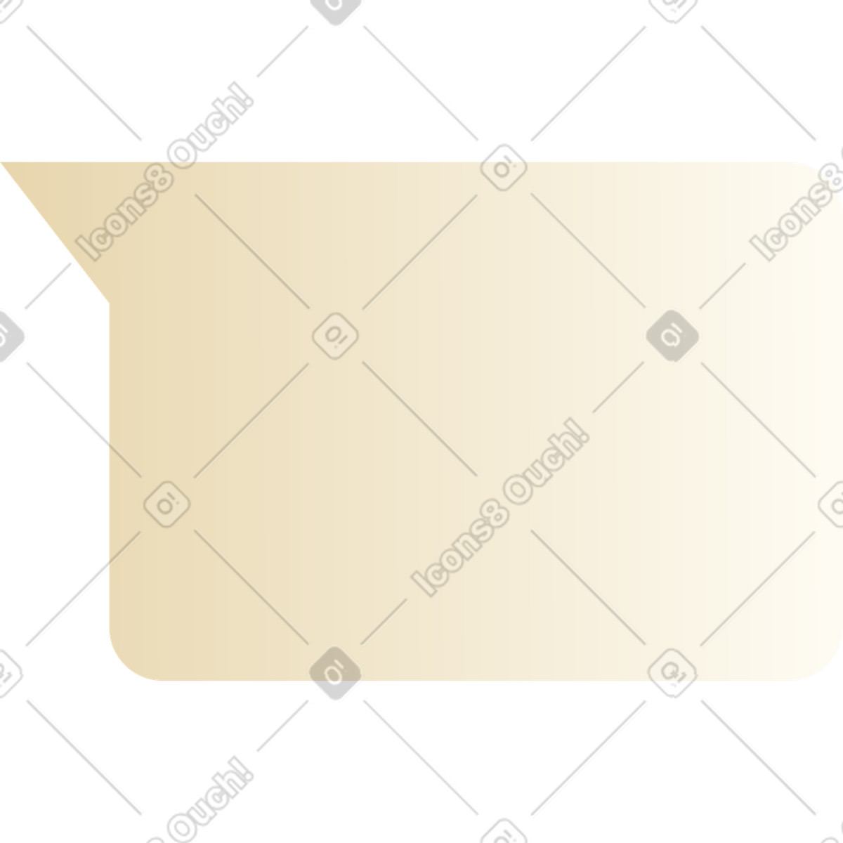 Ilustração de Balão fala em no estilo Silky para baixar em PNG, SVG