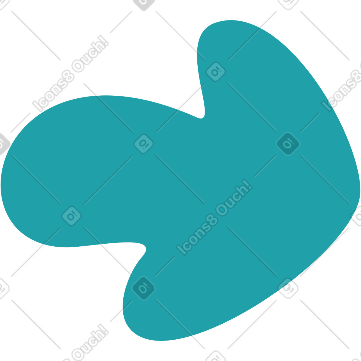 Foglia di lattuga illustrazione in stile Sammy scarica in PNG, SVG