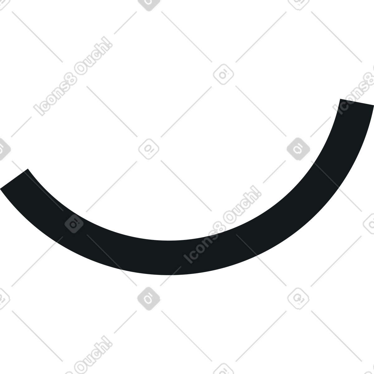 Ilustração de Forma semicircular em no estilo Midnight para baixar em PNG, SVG