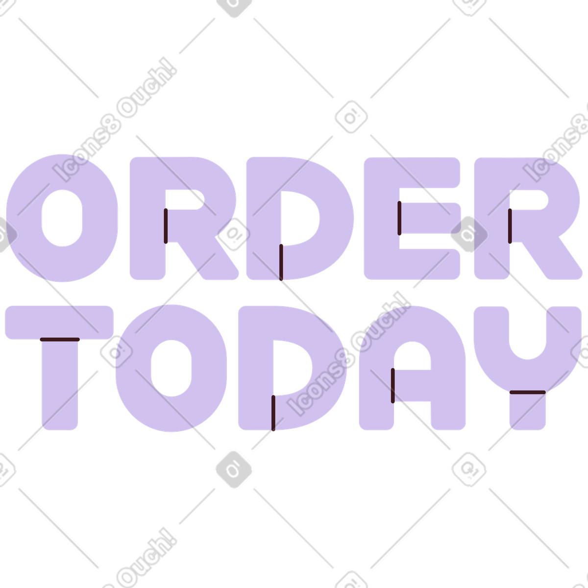 Ordine di lettere oggi illustrazione in stile Folks scarica in PNG, SVG