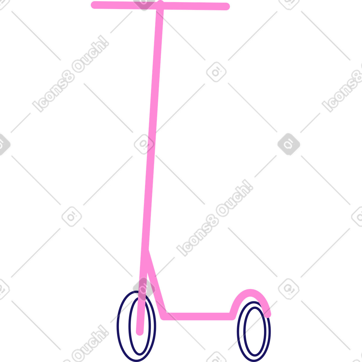 Roller-Illustration im Matey-Stil als Download in PNG, SVG