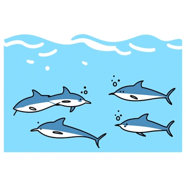 A group of marlins, each with a streamlined body and distinct dorsal fins, swimming beneath crystal-clear ocean waves. The water is illuminated by sunlight filtering through, creating patterns on the sandy ocean floor below. The marlins are various shades of blue and silver, showcasing their sleek forms as they glide through the tranquil environment. Tiny bubbles rise from their movement, adding detail to the serene underwater scene.
