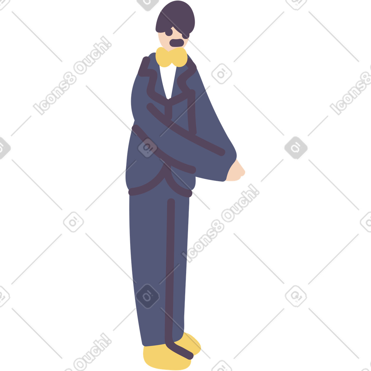 Bride illustration in Pluto style download in PNG, SVG