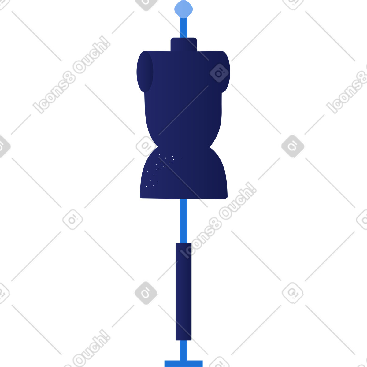 Ilustración Modelo en estilo Clip a descargar en PNG y SVG