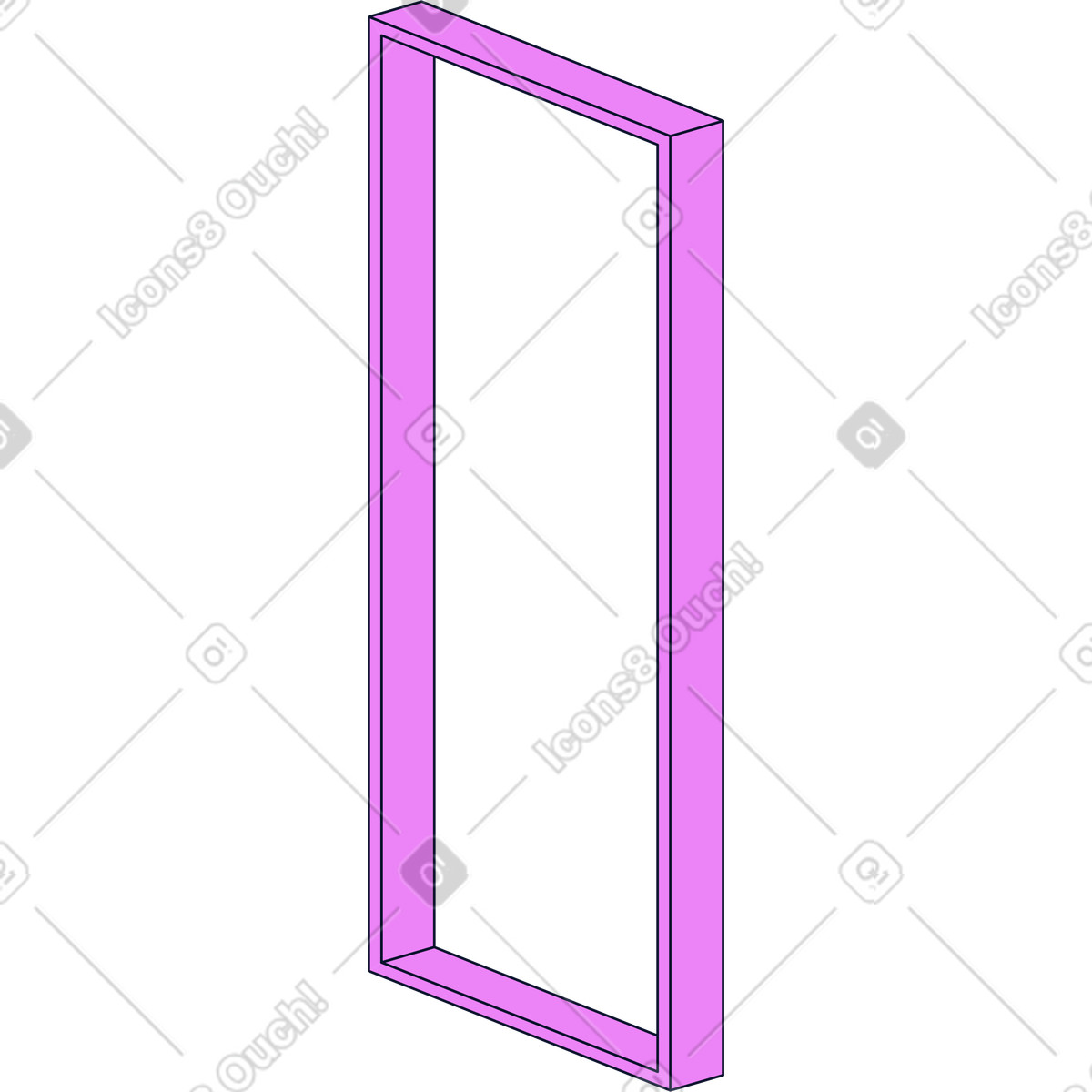 下载 Flexy 风格的 门口 插画，支持 PNG、SVG 格式