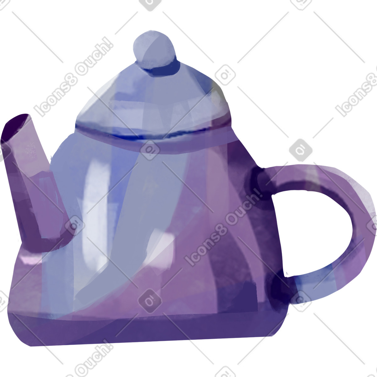 Kettle illustrazione in stile Atomic scarica in PNG, SVG