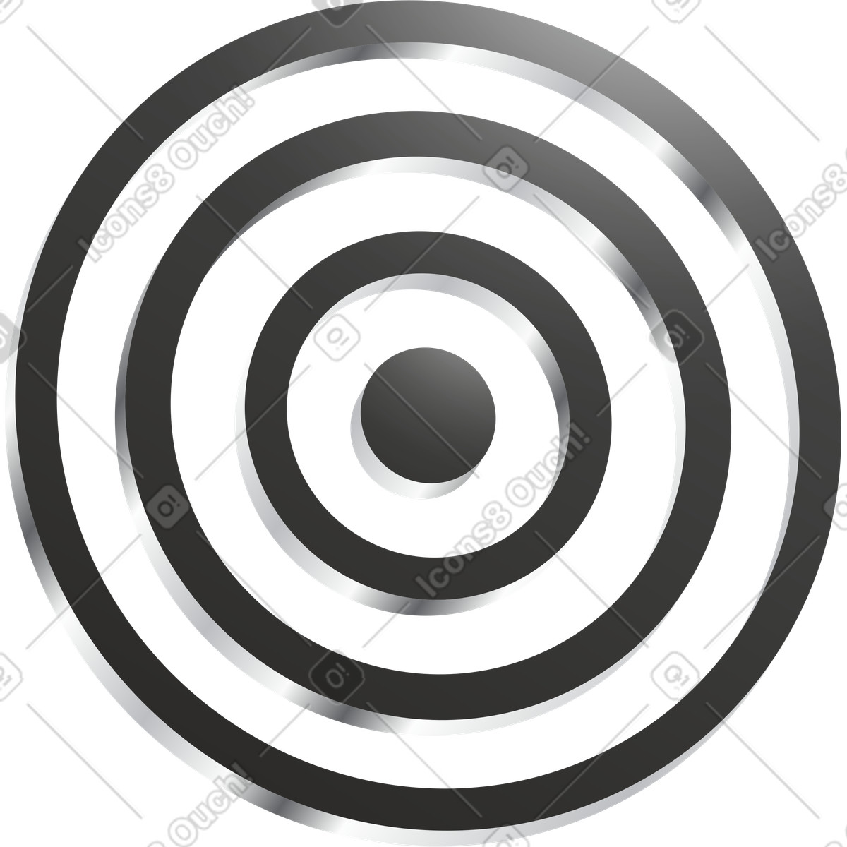 Token 스타일의 표적 일러스트레이션 PNG, SVG 다운로드