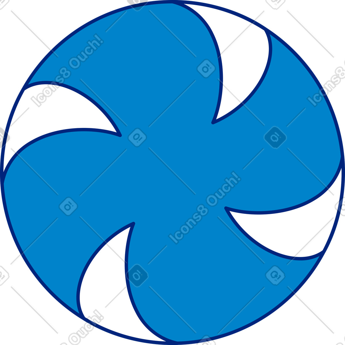 Illustration Ballon de volleyball dans le style Neo-Sakura à télécharger aux formats PNG, SVG
