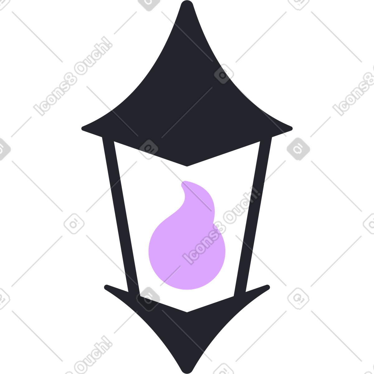 Ilustração de Lâmpada parede em no estilo Grapy para baixar em PNG, SVG