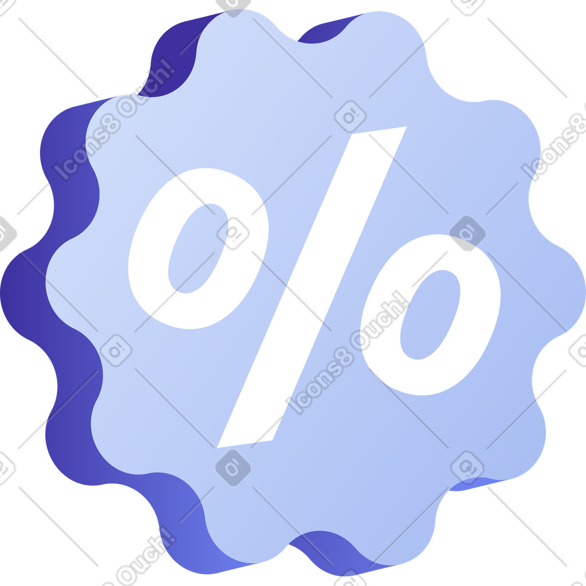 Objekt mit prozent-Illustration im Levels-Stil als Download in PNG, SVG
