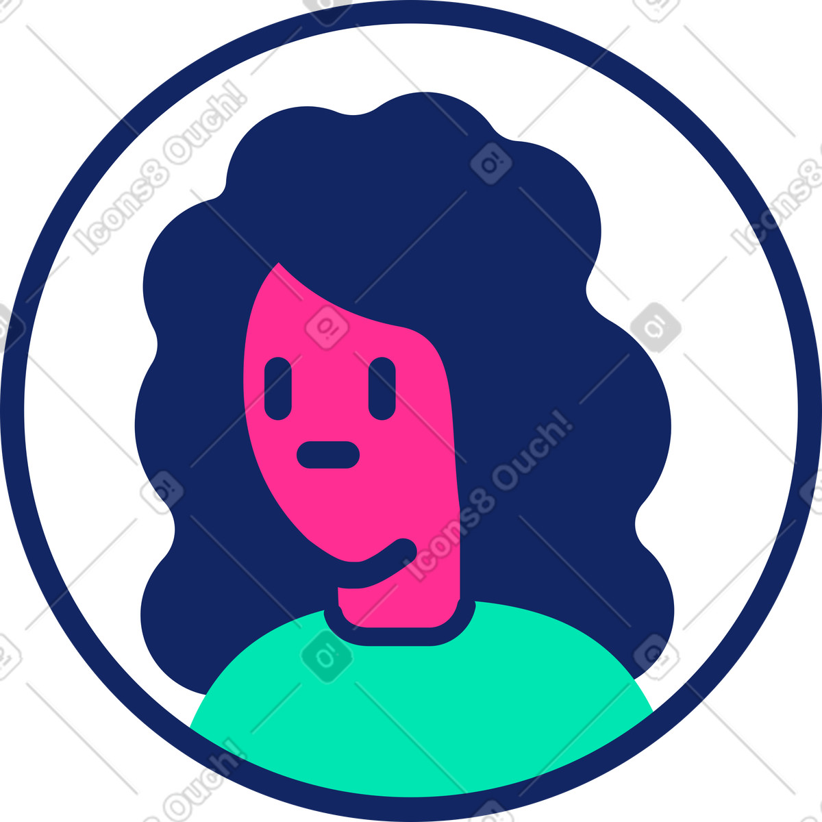 Illustration Identifiant dans le style Cyborg à télécharger aux formats PNG, SVG