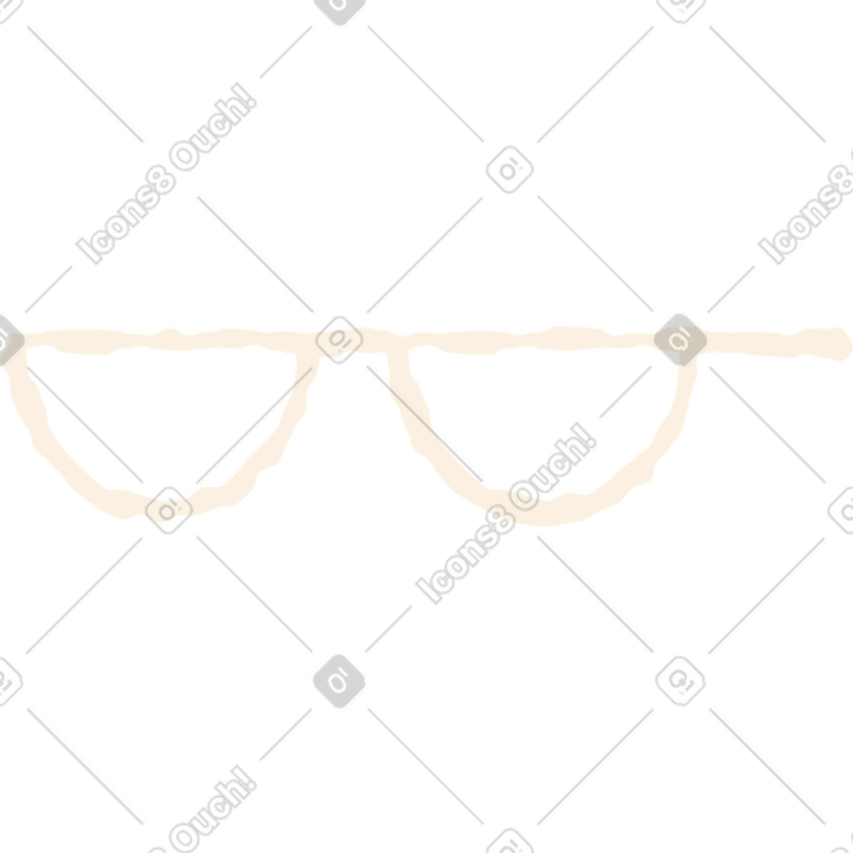 Ilustração de Óculos em no estilo Pablo para baixar em PNG, SVG