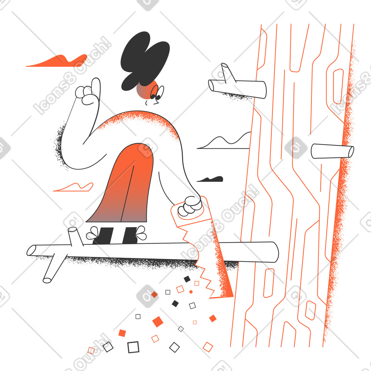 Coming soon illustration in PNG, SVG