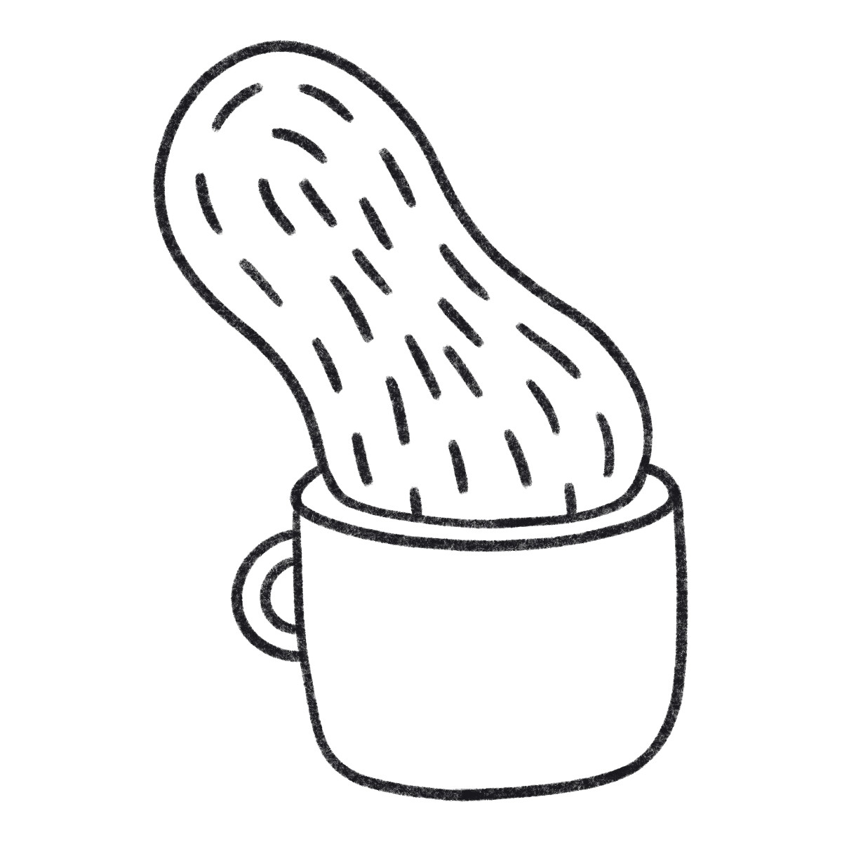 下载 Bonbon Line 风格的 杯子 插画，支持 PNG、SVG 格式