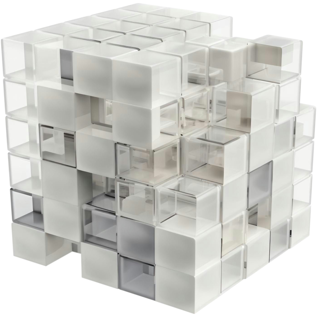Blocks composition illustration in 3D style download in PNG, SVG