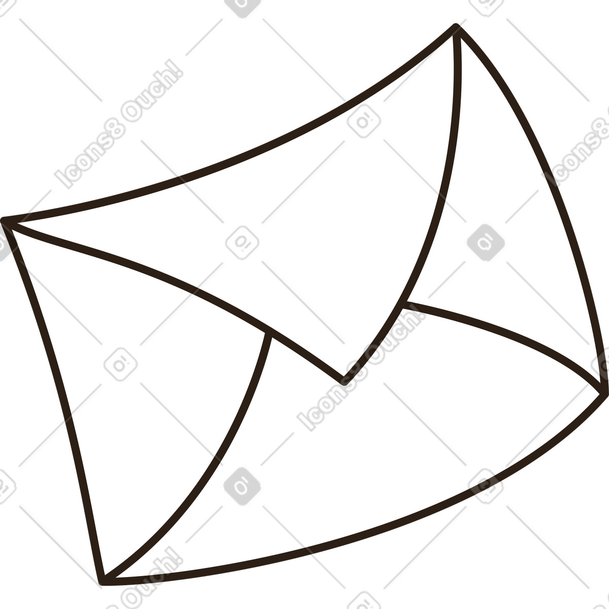 Ilustração de Pequeno envelope em no estilo Plain para baixar em PNG, SVG