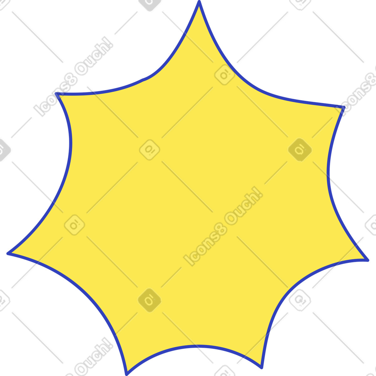 Frame illustration in Eyeful style download in PNG, SVG