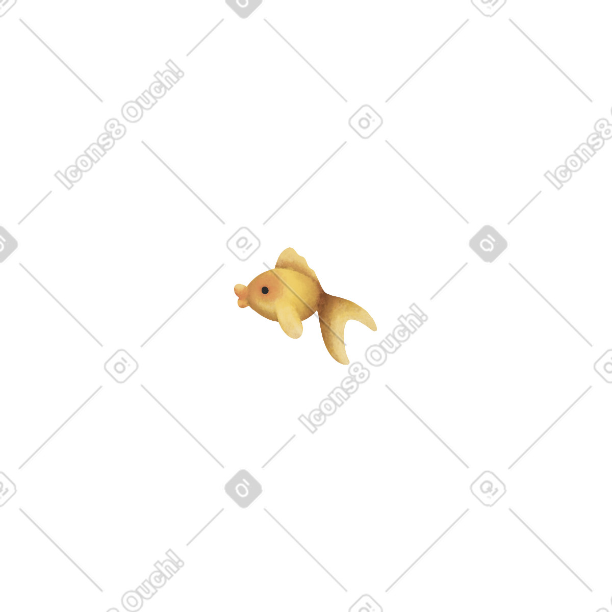 下载 Family 风格的 Gold fish 插画，支持 PNG、SVG 格式