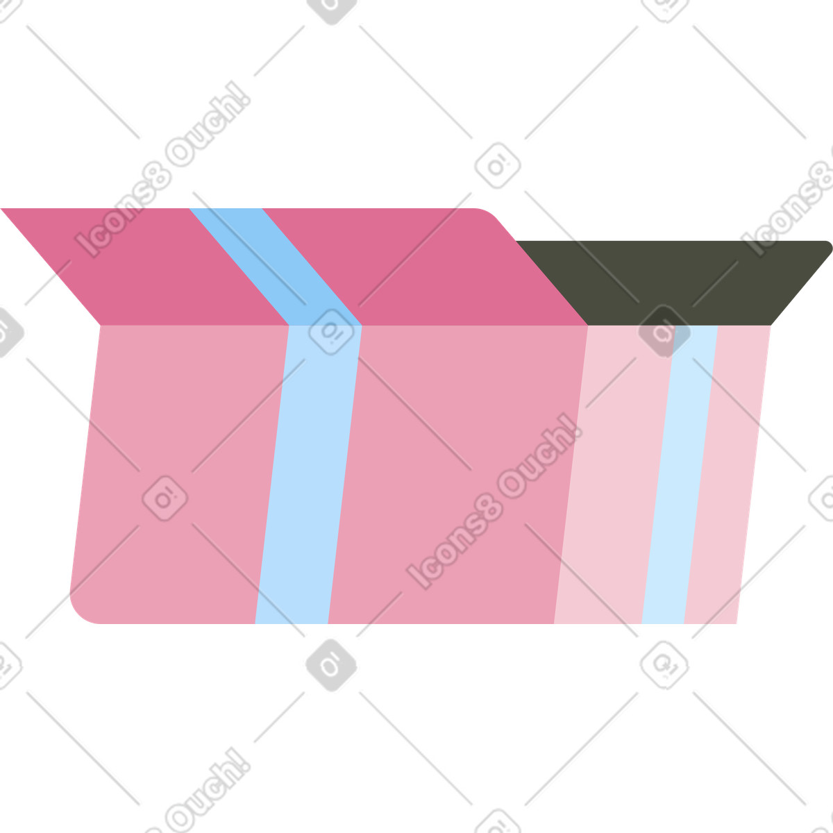 Vector スタイルの ボックス のイラストをPNG、SVG形式でダウンロード