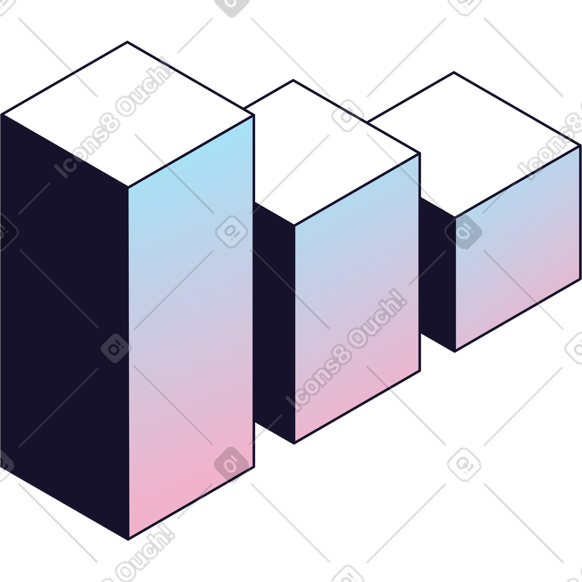 Columns illustration in PNG, SVG