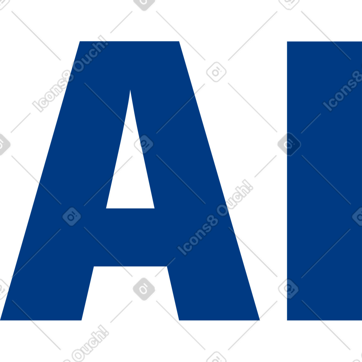 Ilustración Texto de letras ai en estilo Urban a descargar en PNG y SVG