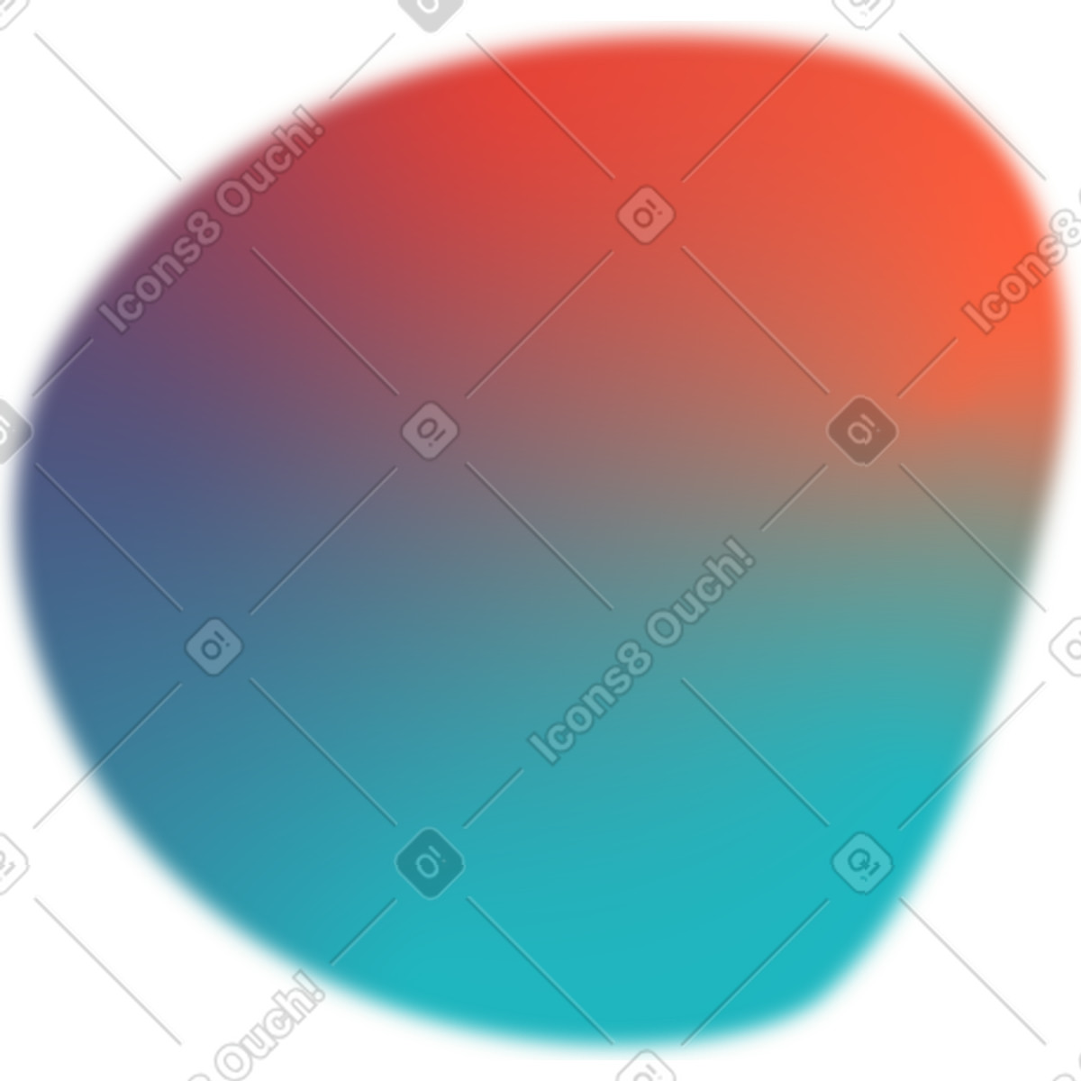 Colored soft spot-Illustration im Forms-Stil als Download in PNG, SVG
