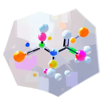 A close-up view of the enzyme "hexokinase" in action, depicted as it interacts with a glucose molecule, emphasizing the intricate details of the enzyme's structure. The enzyme is shown as a complex, dynamic shape with varying shades of blue and green, illustrating the molecular interactions. The glucose molecule, represented as a hexagonal structure, is positioned near the active site of the enzyme, indicating the beginning of the glycolysis process. Surrounding the enzyme, small colored spheres symbolize various substrates and products in the reaction, creating a visually engaging representation of biochemical activity.