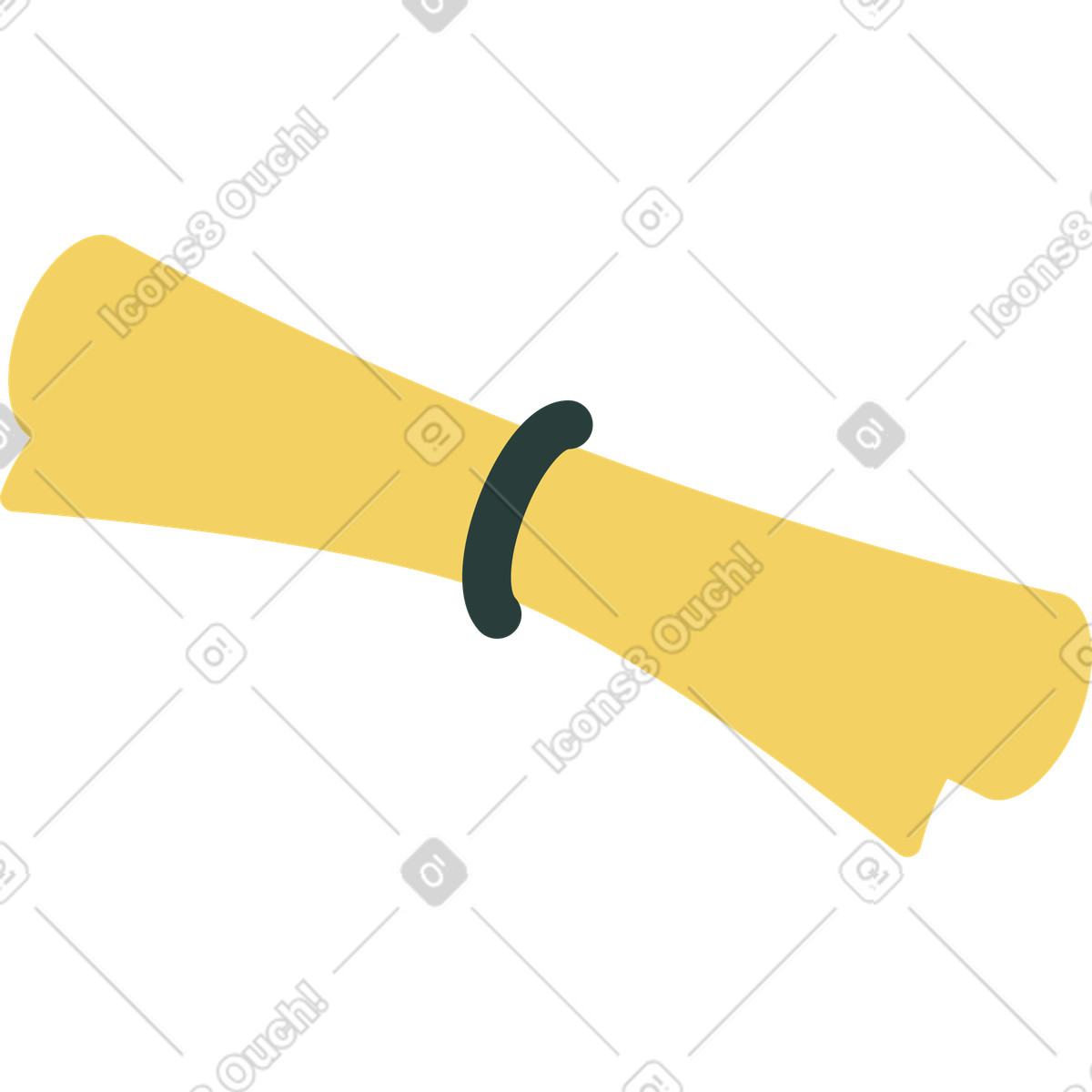 下载 Macaroni 风格的 扭曲的纸 插画，支持 PNG、SVG 格式