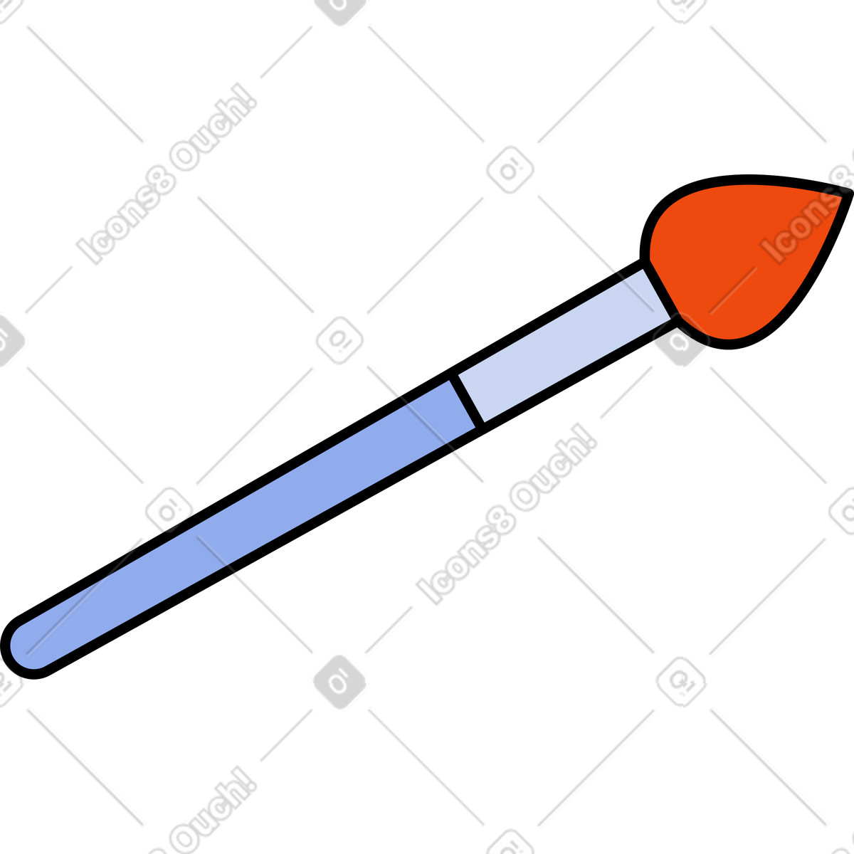 下载 Bloom 风格的 艺术家的画笔 插画，支持 PNG、SVG 格式