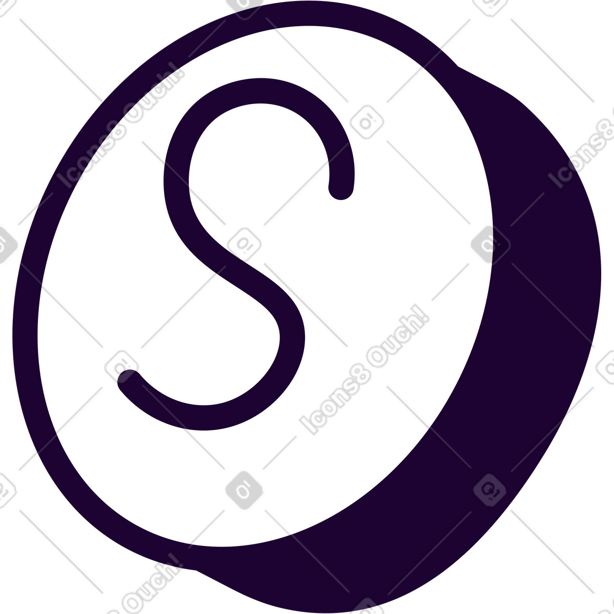 Martina スタイルの ドル硬貨 のイラストをPNG、SVG形式でダウンロード