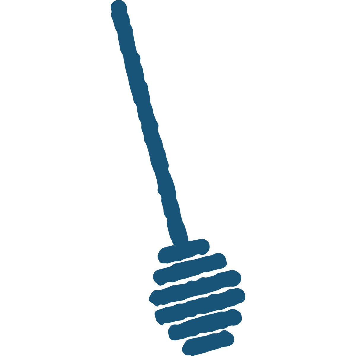 Honey spoon illustrazione in stile Cherry scarica in PNG, SVG