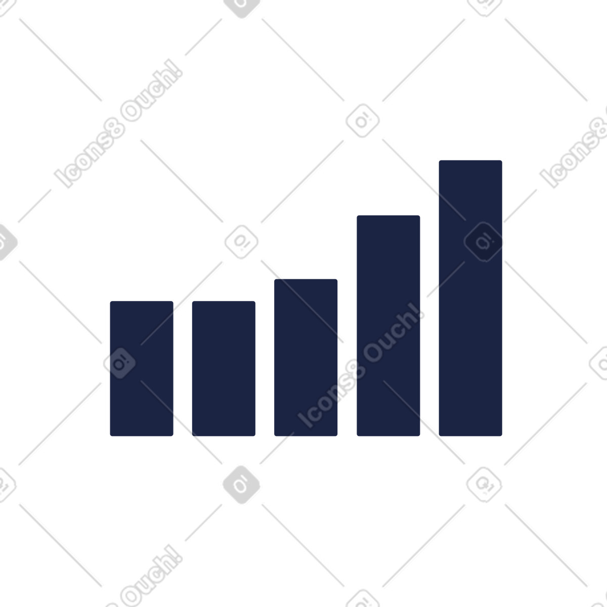 Springender graph animierte Grafik in GIF, Lottie (JSON), AE
