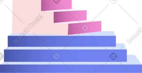 变形的楼梯 PNG, SVG